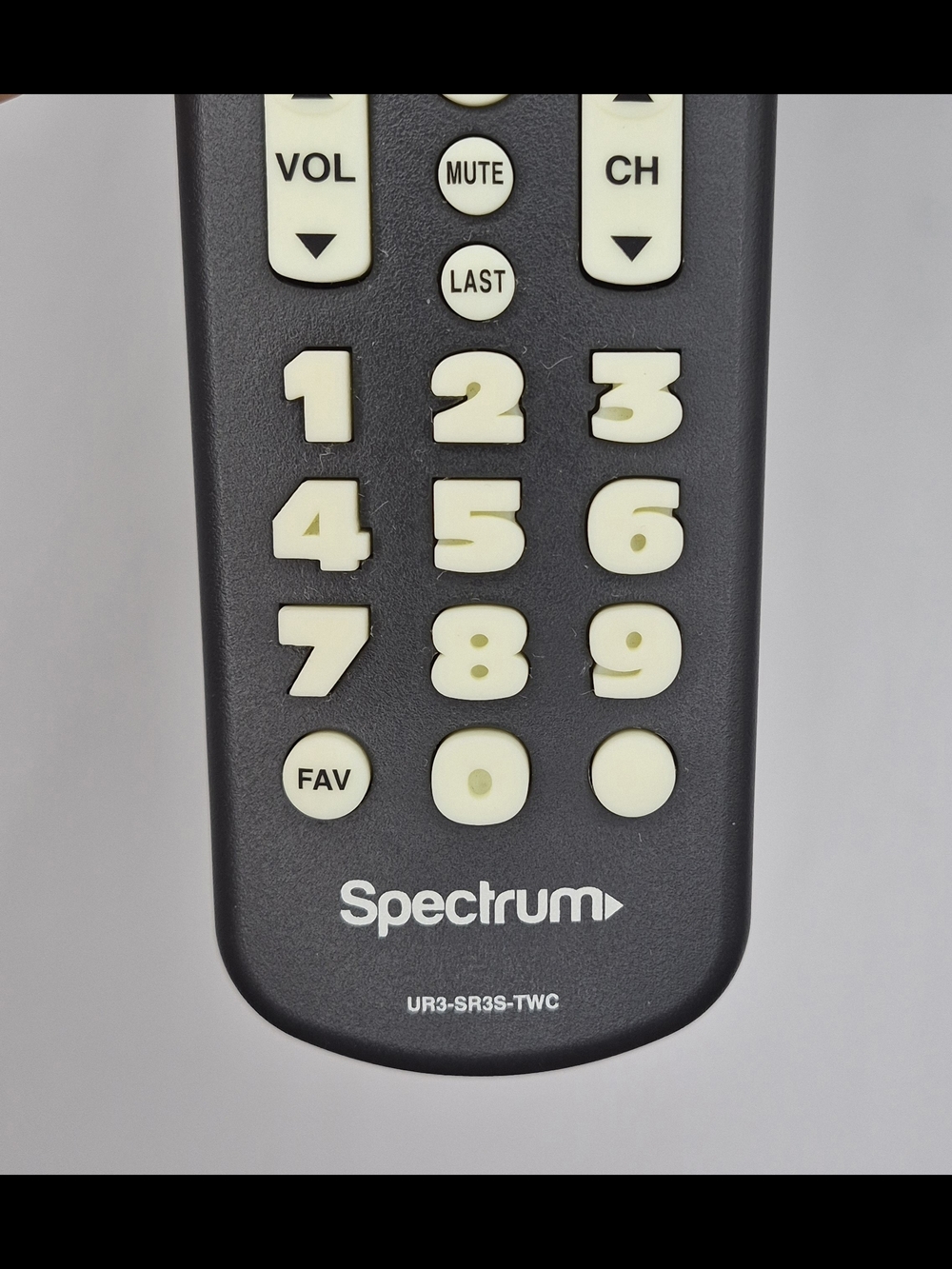 Spectrum Universal Big Button Glow In Dark Remote Control (Model UR3-SR3S-TWC) - Picture 5 of 8